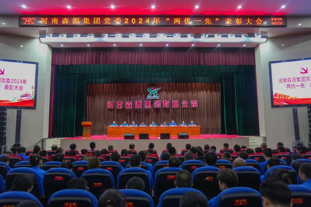 迎七一丨河南森源集團黨委隆重舉行2024年“兩優(yōu)一先”表彰大會